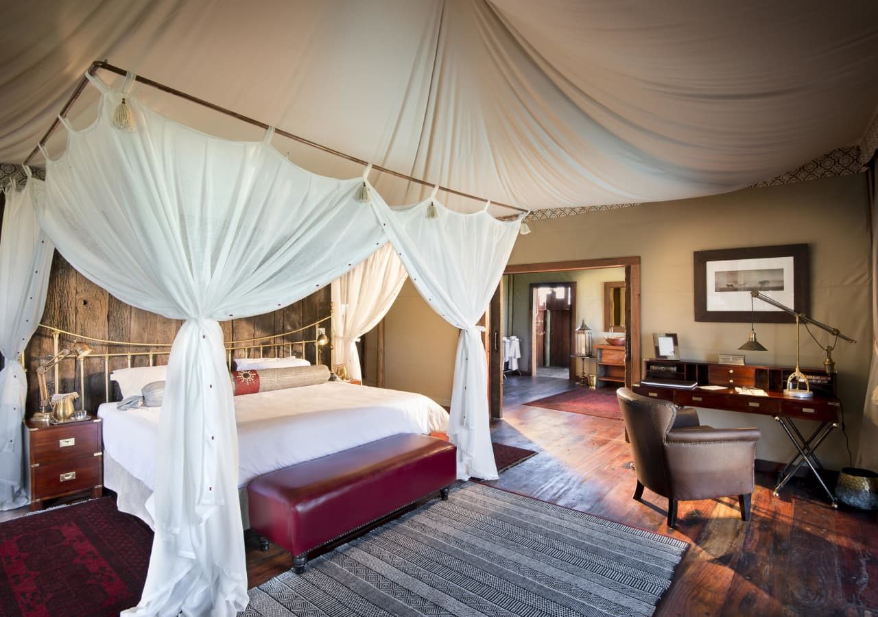 Duba plains camp guest suite interior 1280