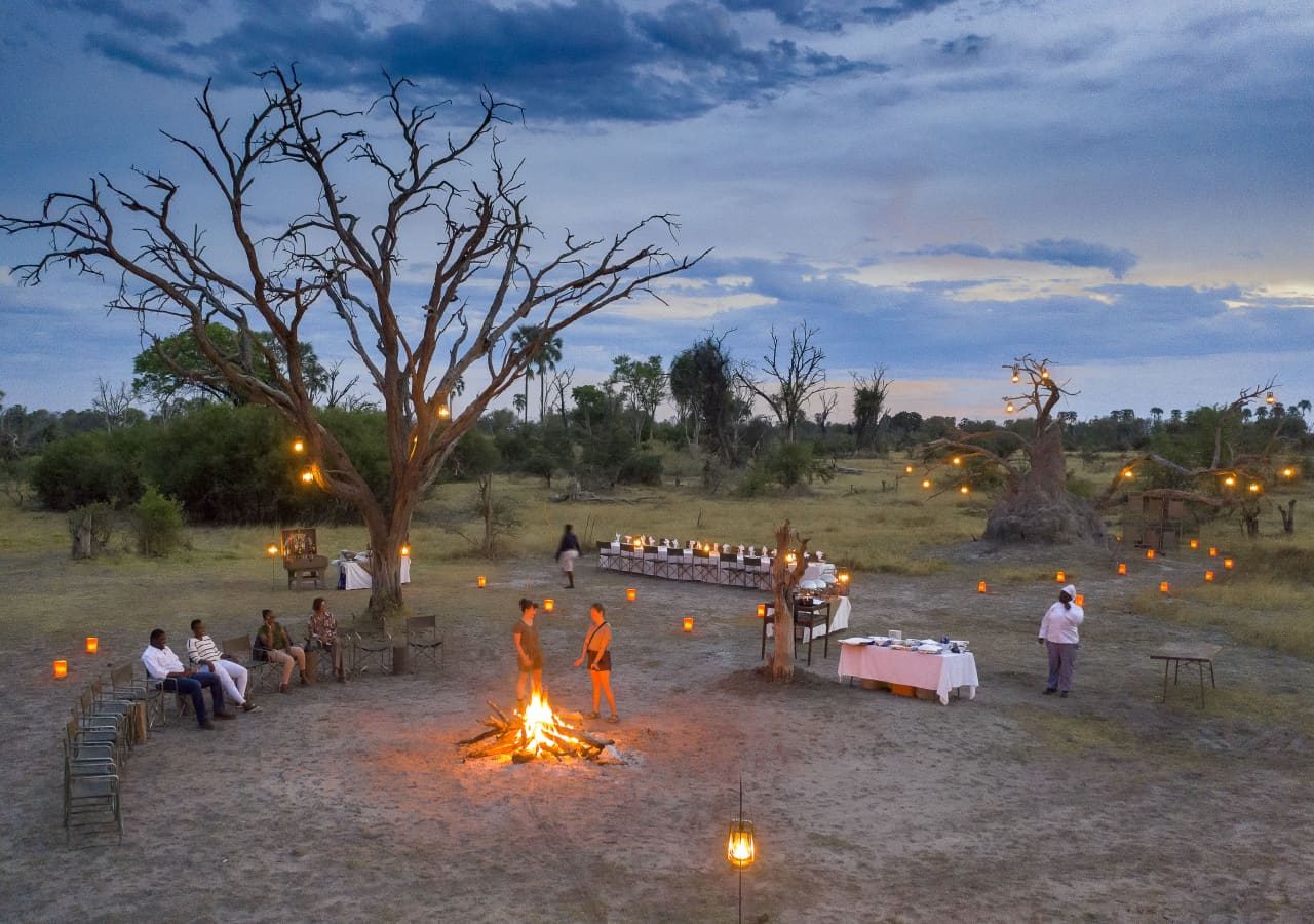 Gomoti plains camp main camp boma 1280