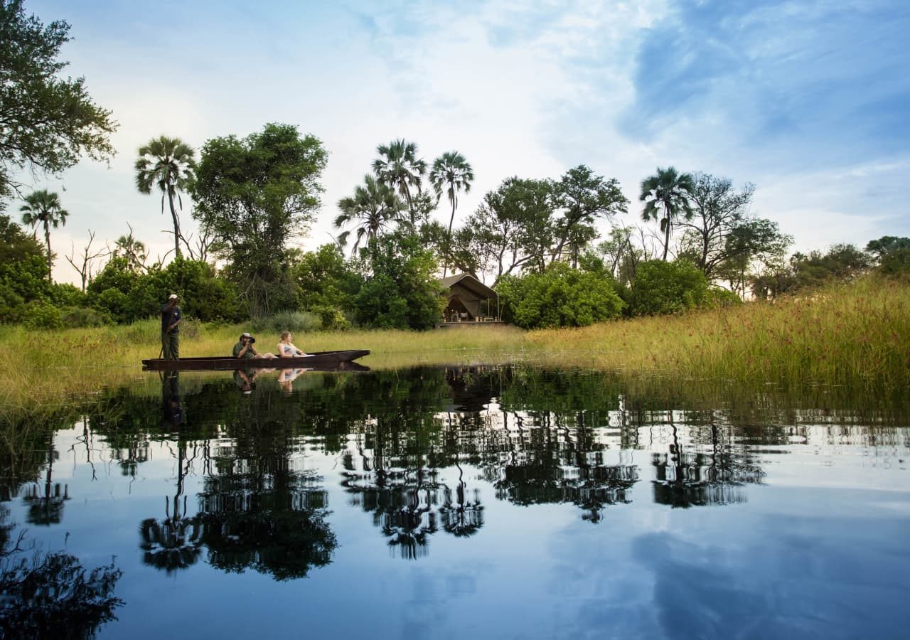 Gomoti plains camp mokoro trip on the okavango delta 1280