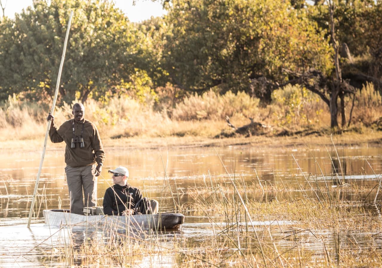 Rra dinare camp mokoro ride on the okavango delta 1280