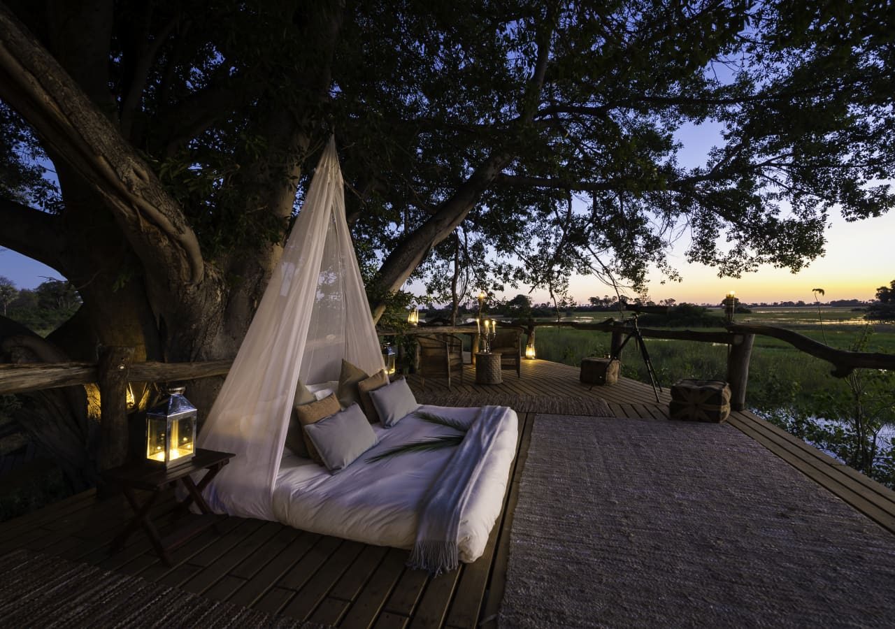 Tubu tree camp star bed experience 1280