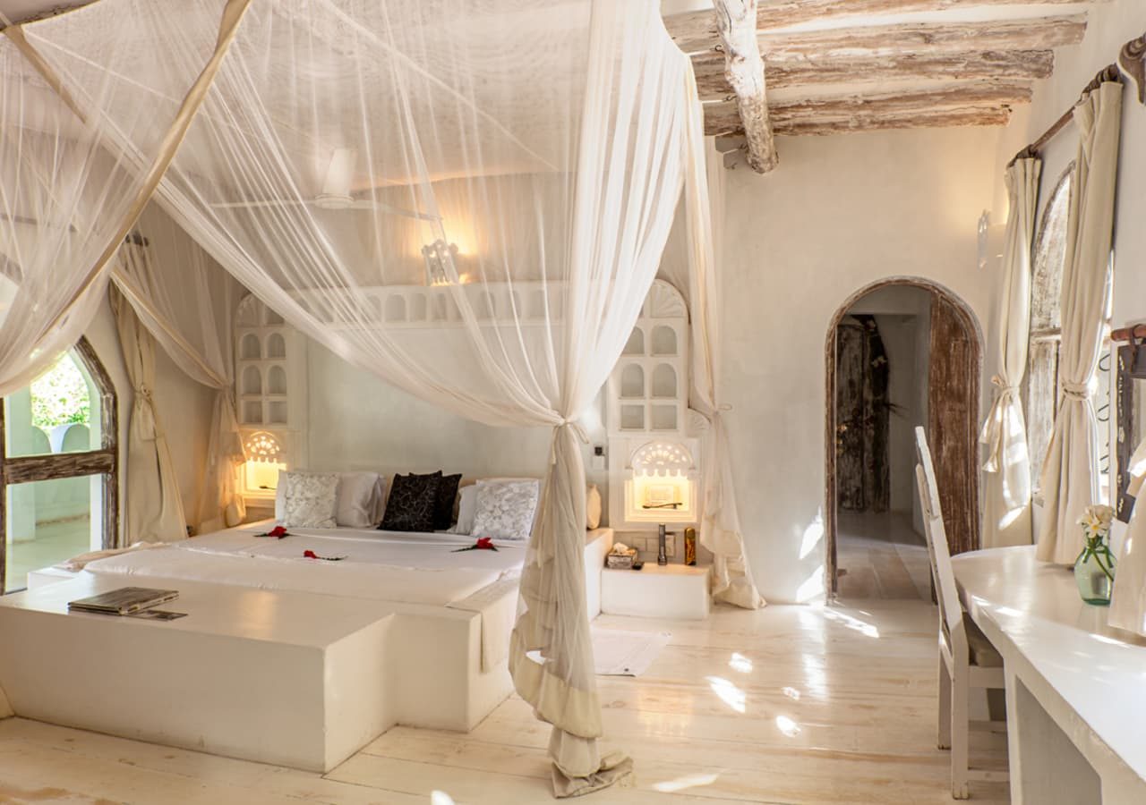 Msambweni beach house and private villas master bedroom 1280