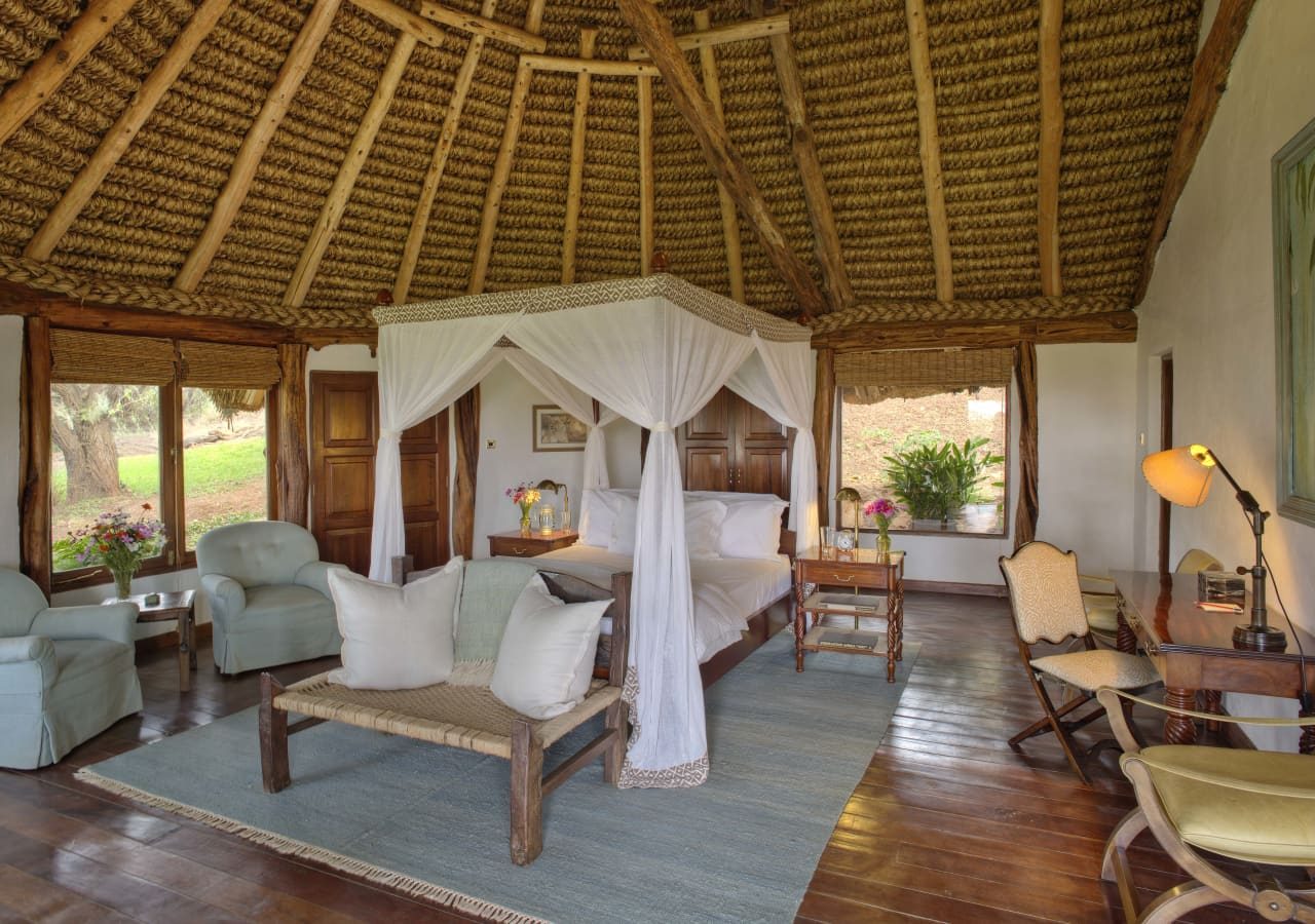 Elewana kifaru house double cottage room 1280