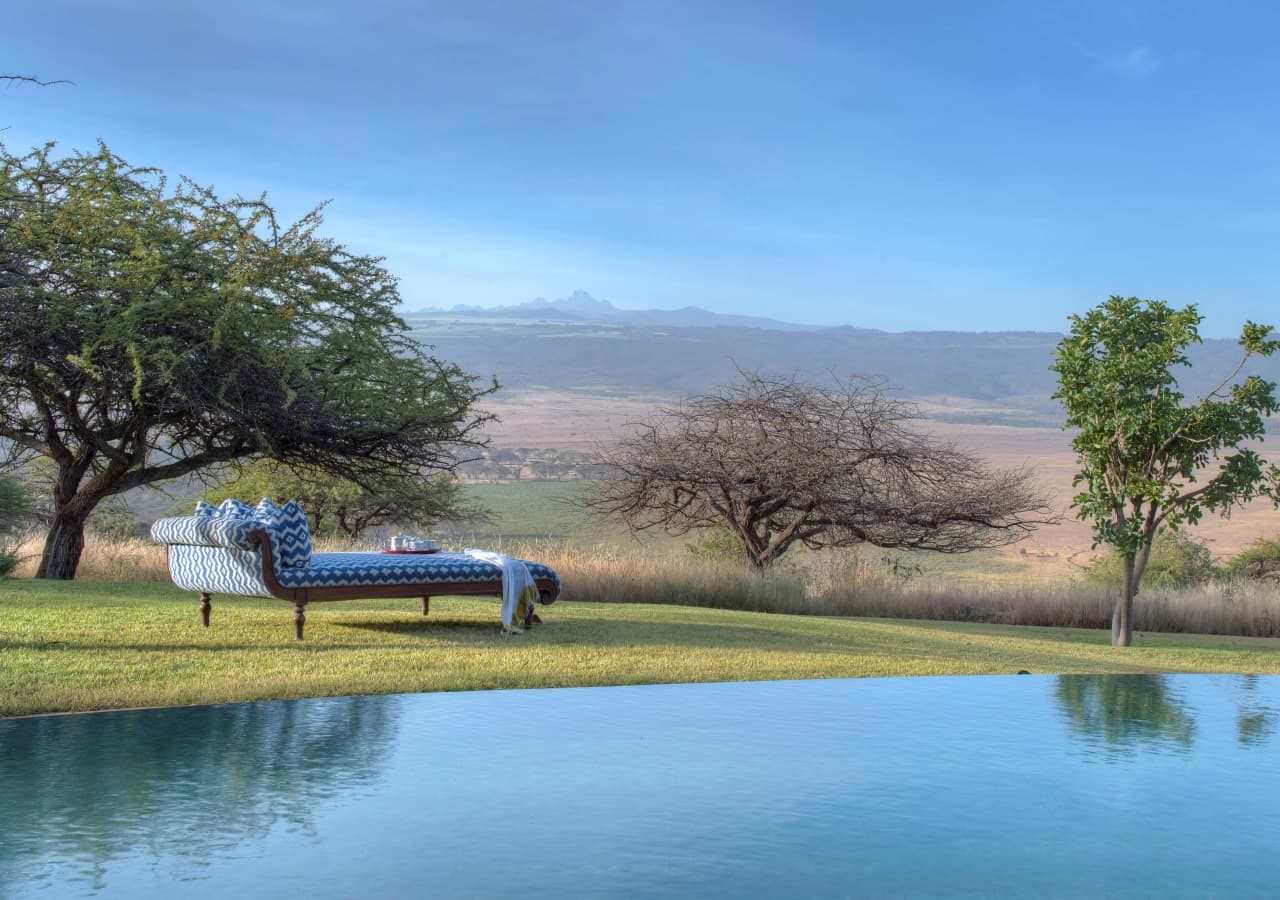 Elewana kifaru house lounger by the swimming pool 1280