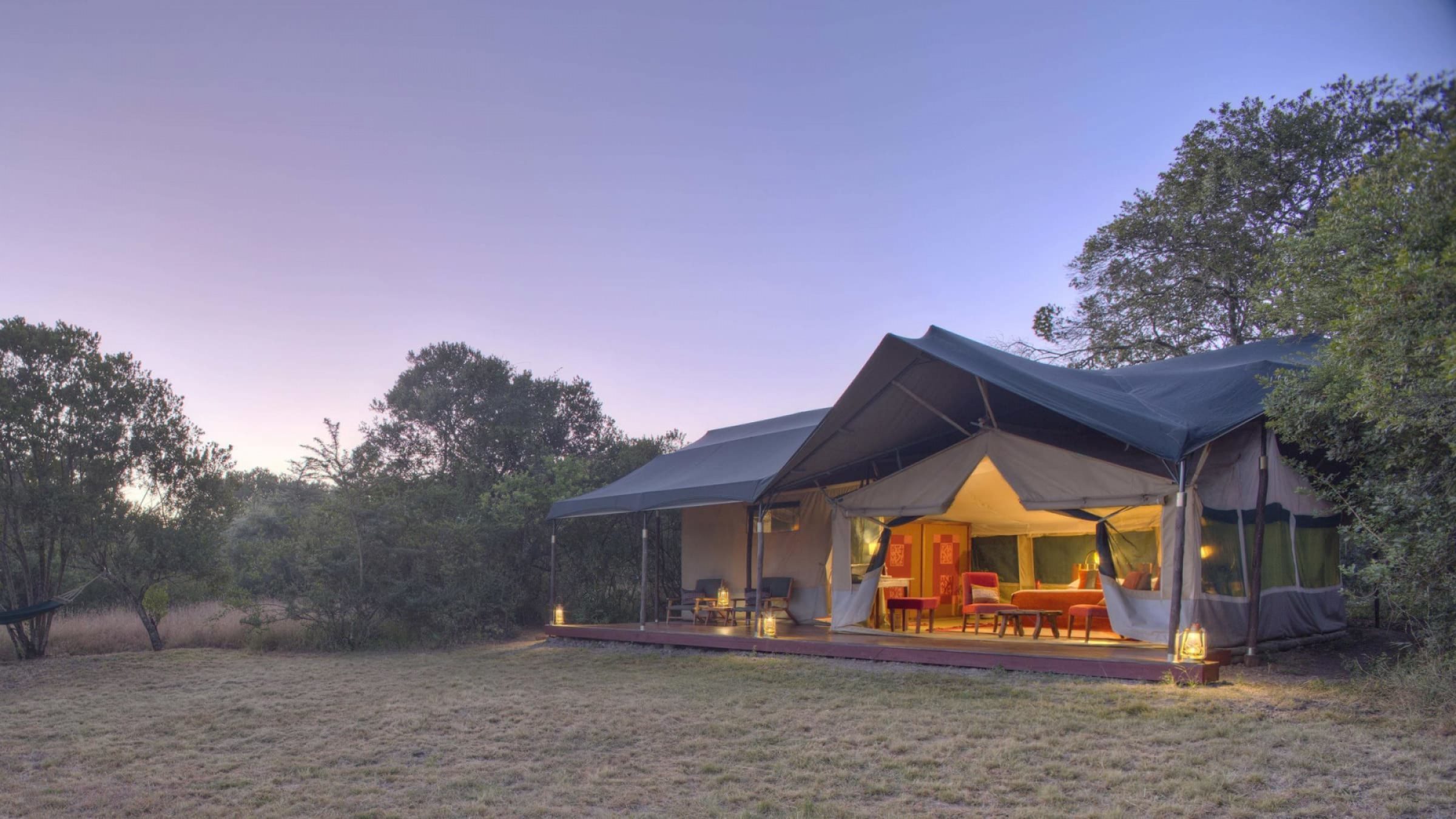 Kicheche laikipia camp tent exterior and setting 2400