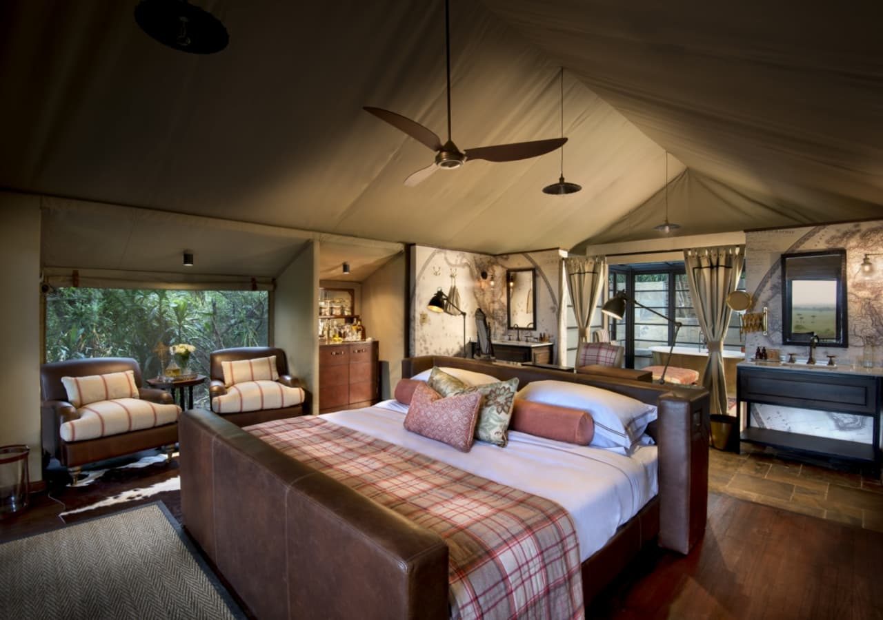 Bateleur camp luxury guest tent 1280