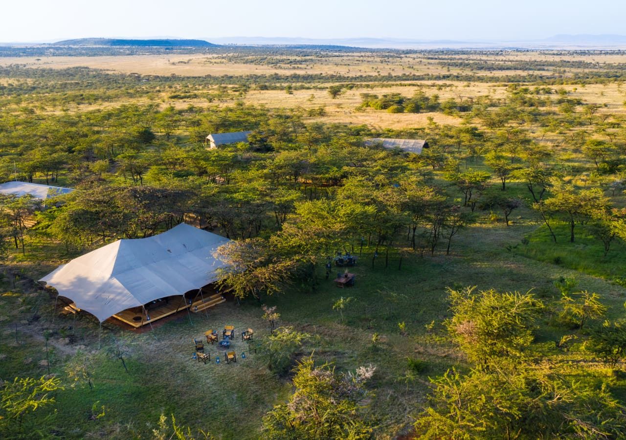 Mara expedition camp aerial view of mara expedition camp 1280