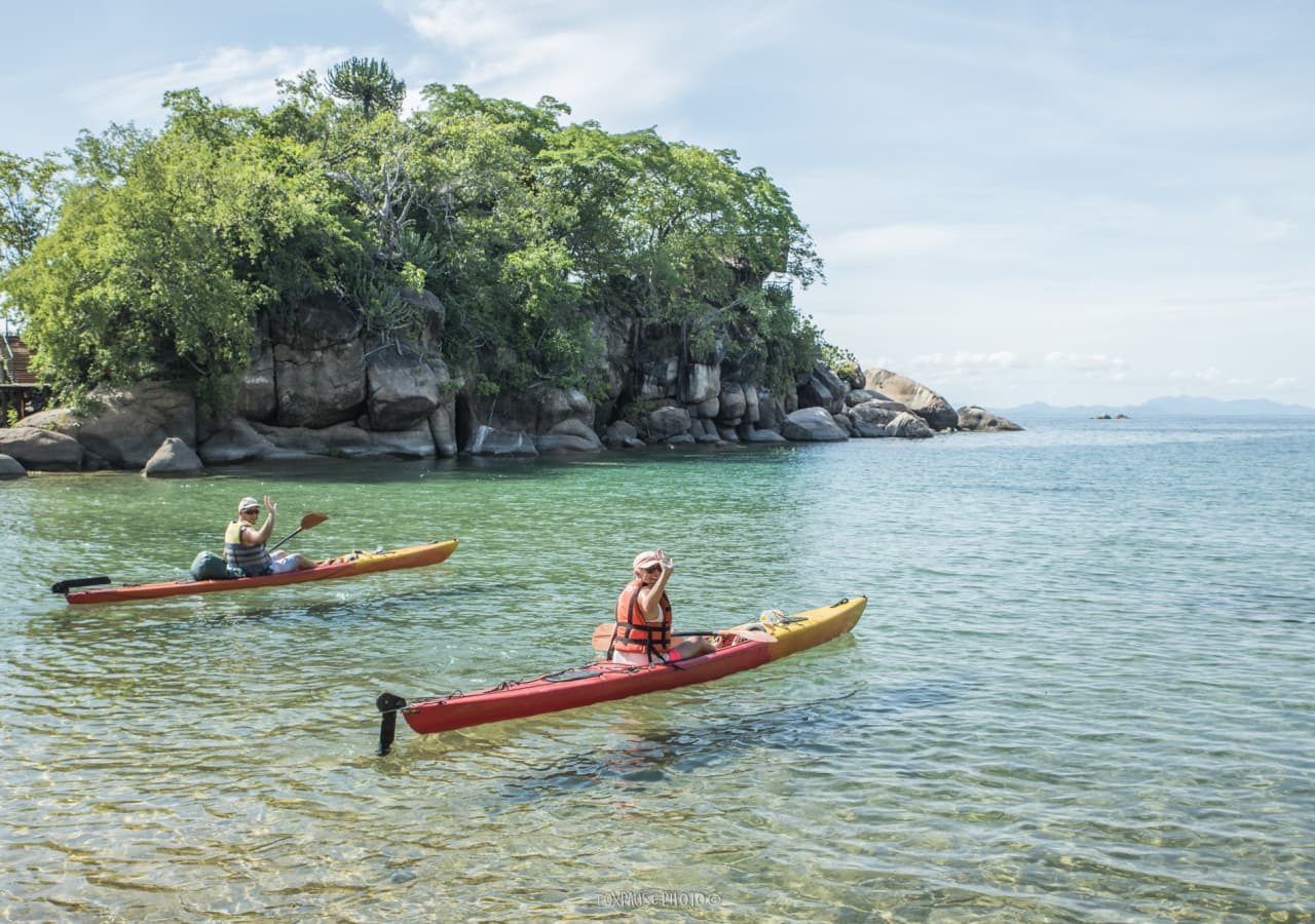 Mumbo island camp canoeing on the lake 1280