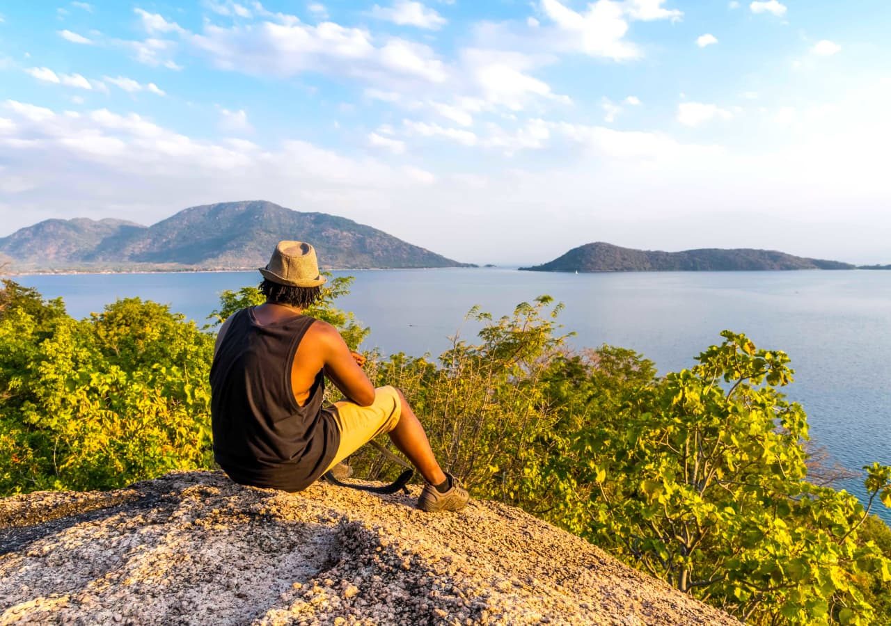 Mumbo island camp sunset viewpoint 1280