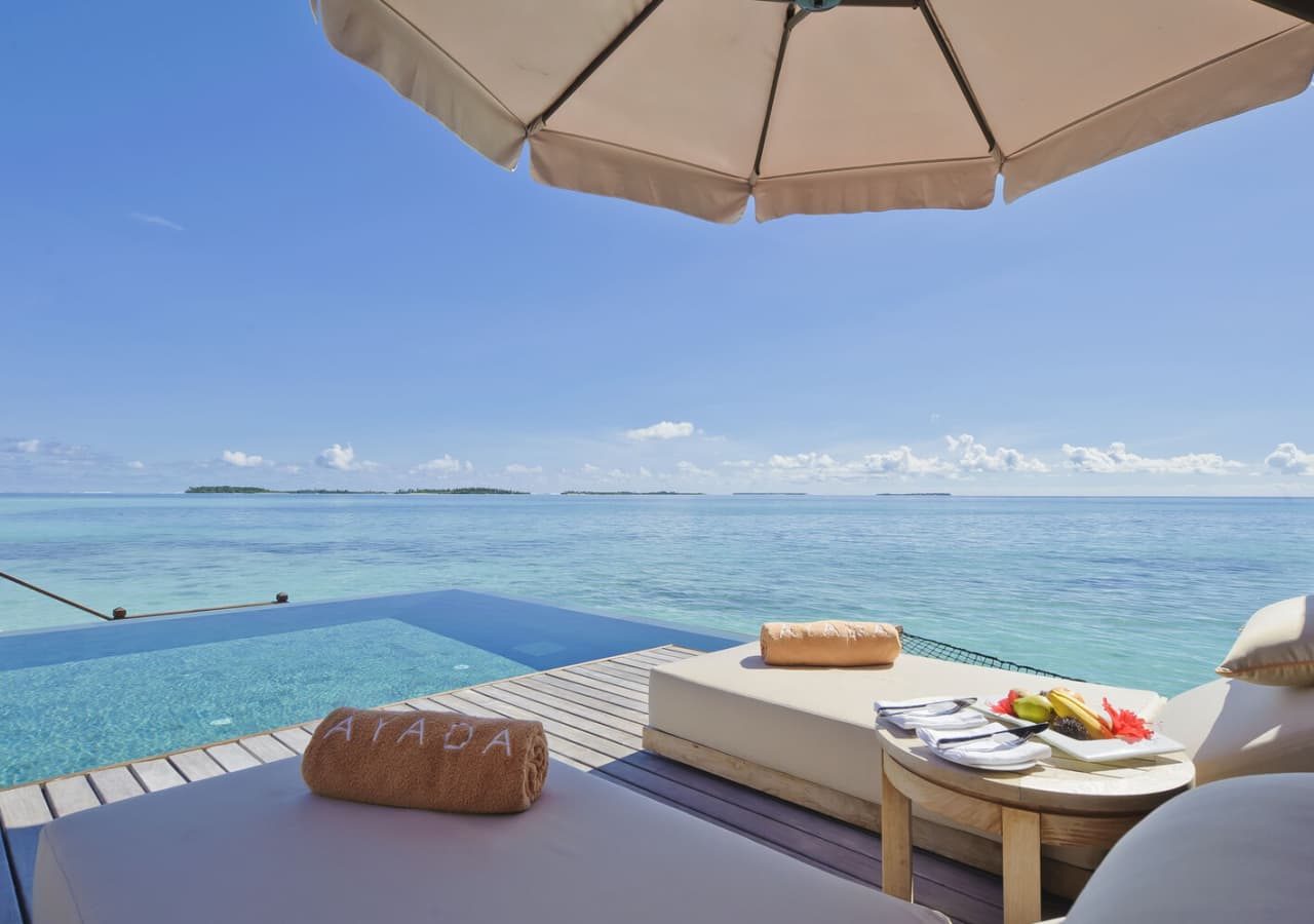 Ayada maldives sunset lagoon suite pool 1280