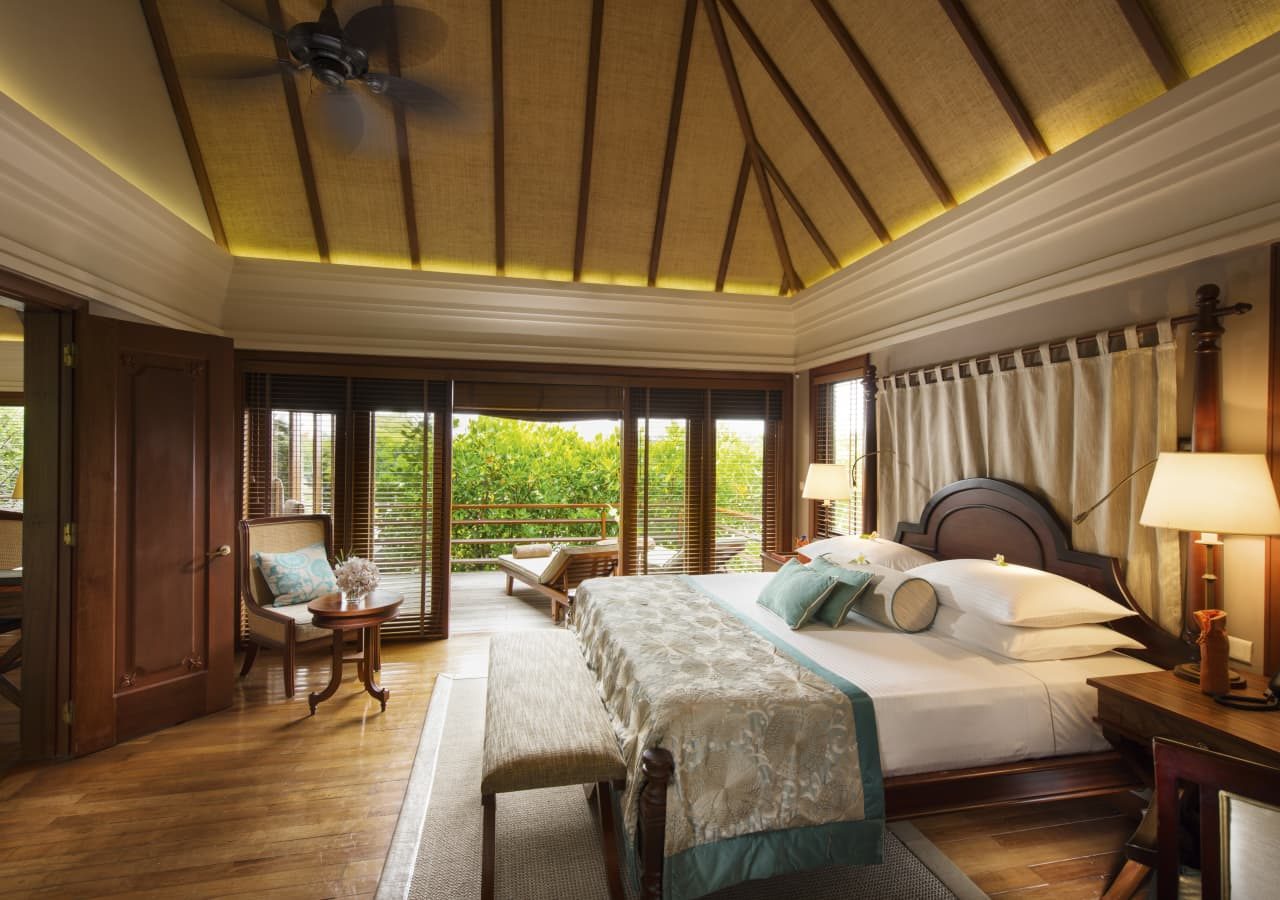 Constance prince maurice villa on stilts bedroom 1280