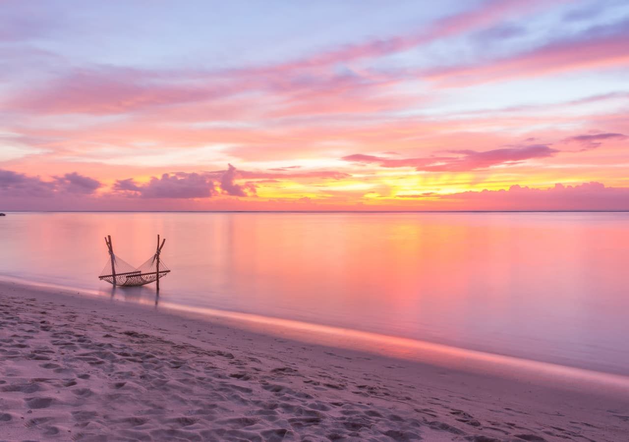 Lux le morne hammock in the sea 1280