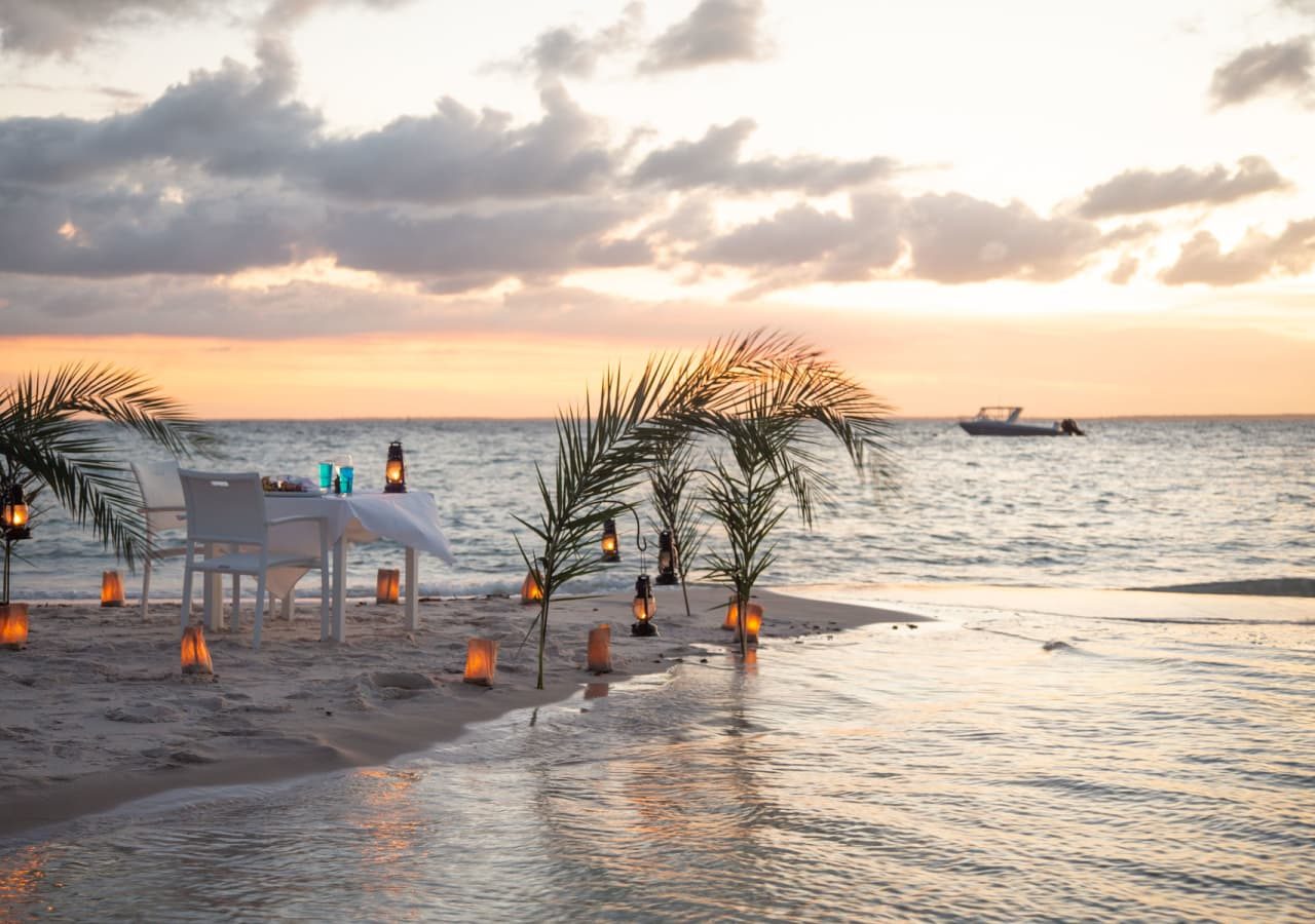 Azura marlin beach private dining on the beach 1280