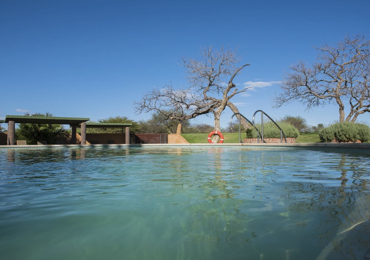 Okonjima plains camp swimming pool 1280