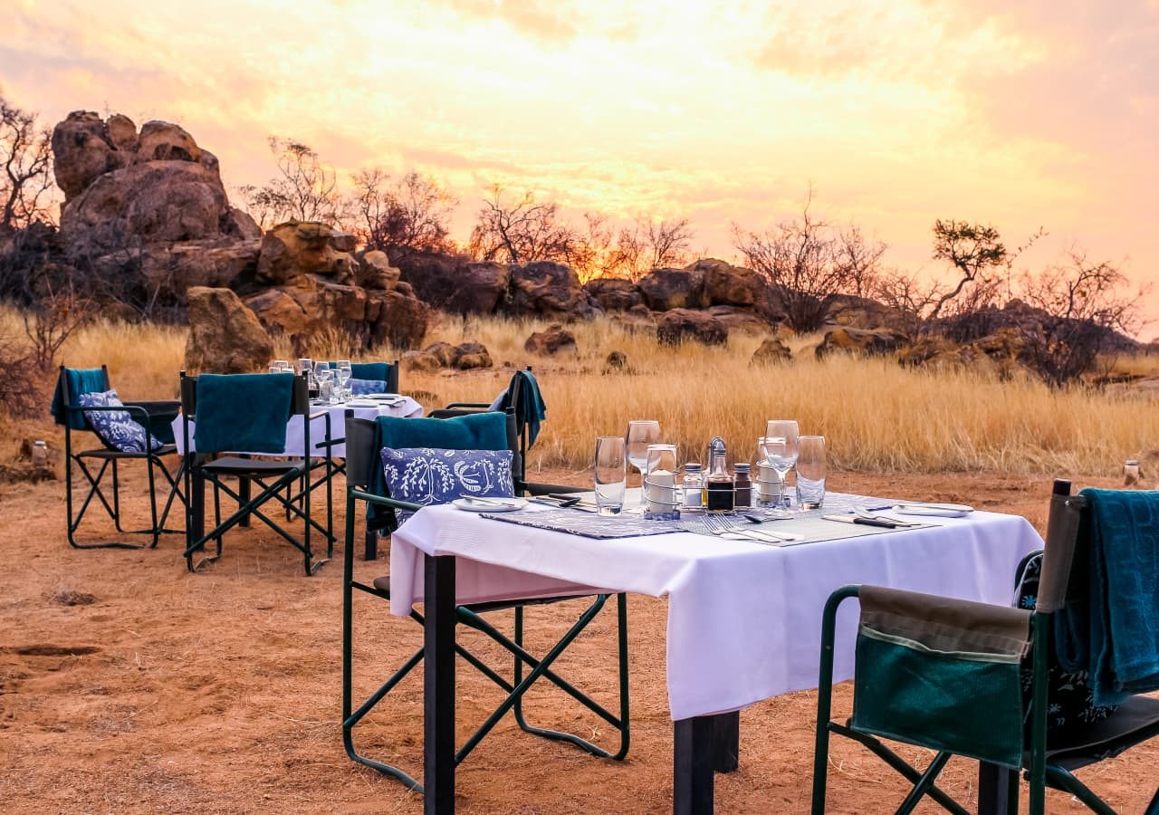 The erongo wild bush dinner 1280