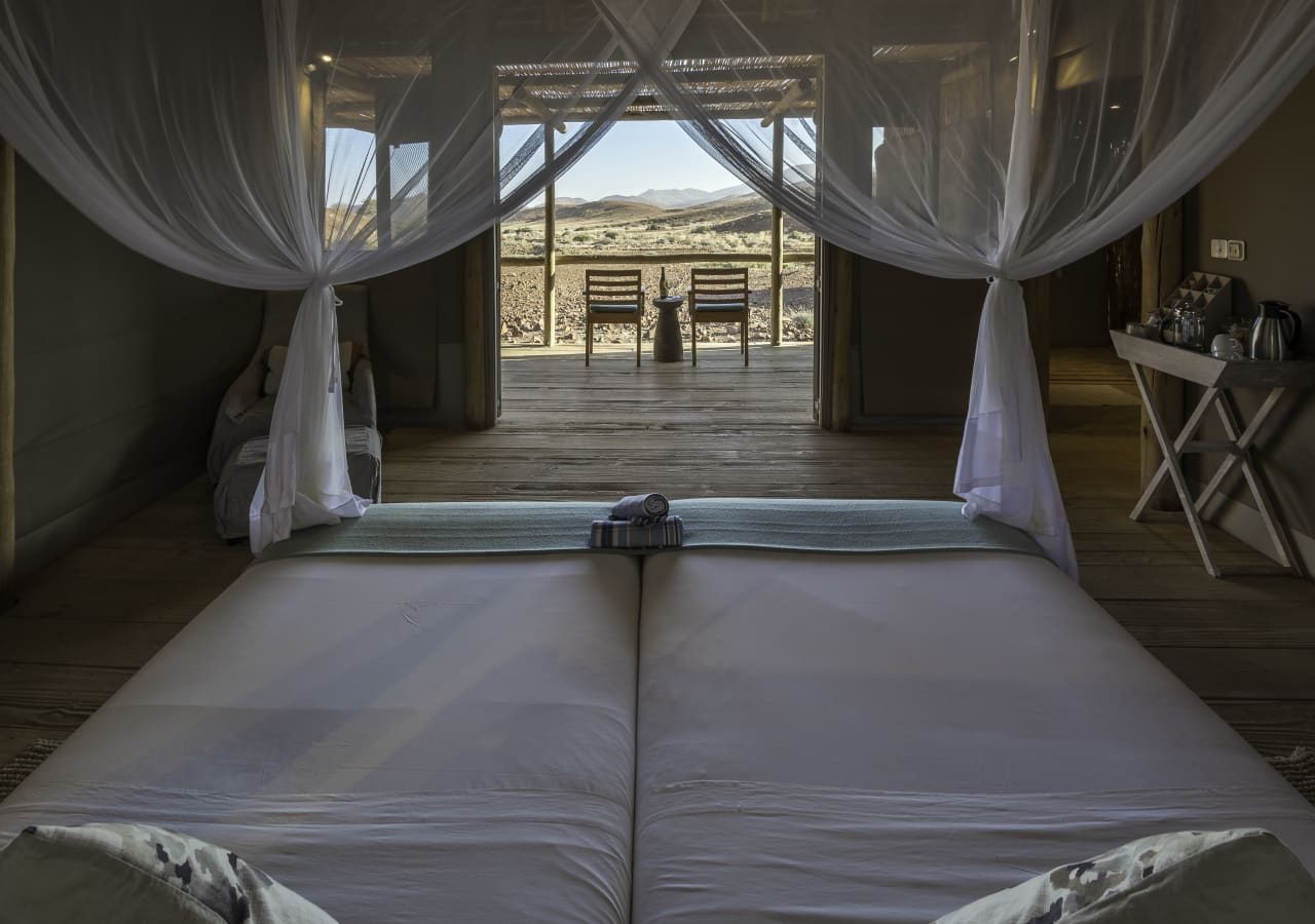 Damaraland camp interior guest suite 1280