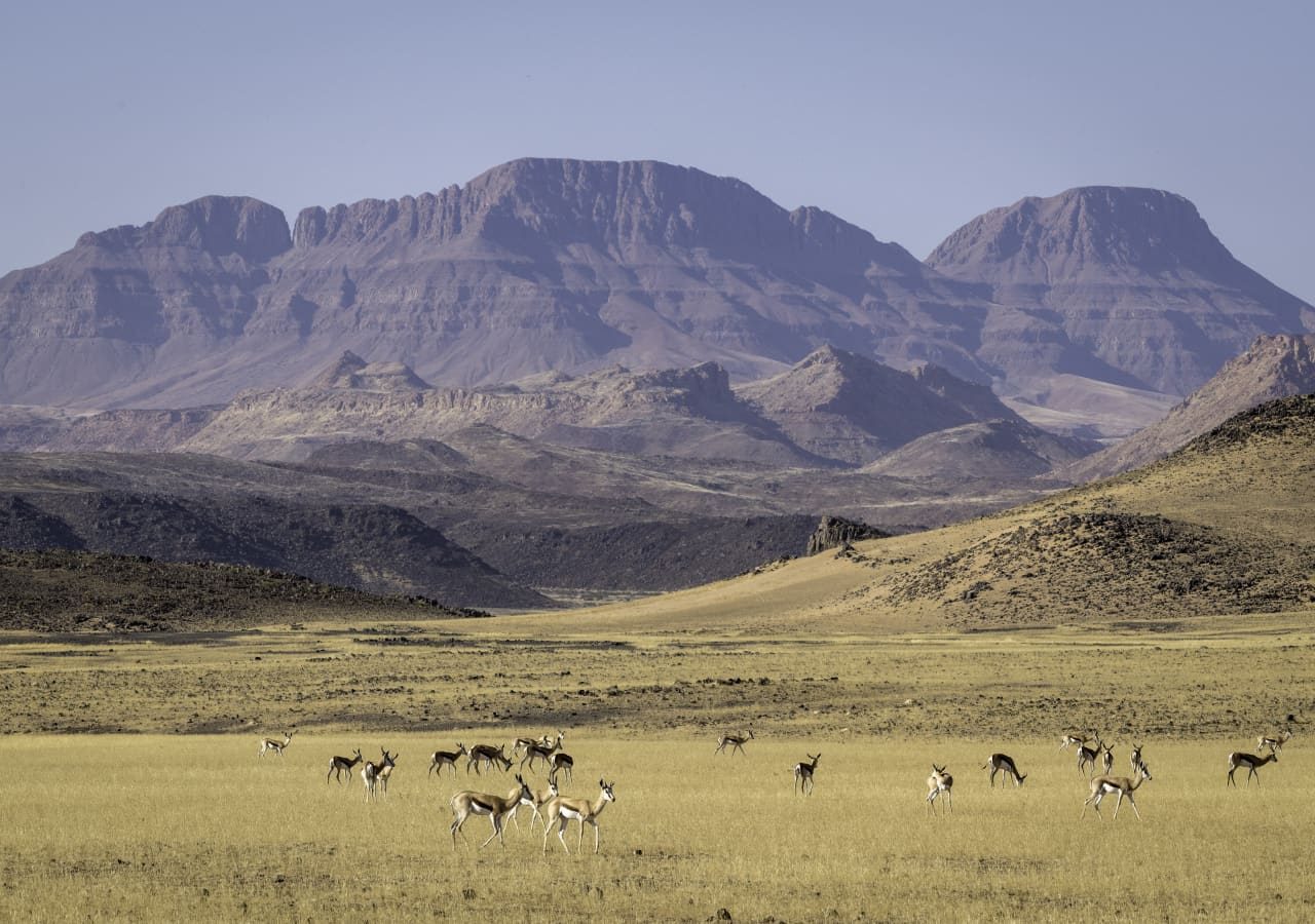 Damaraland camp mountain view 1280