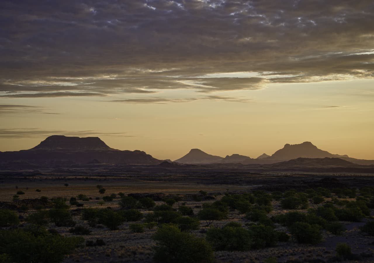 Doro nawas camp sunset views from camp 1280