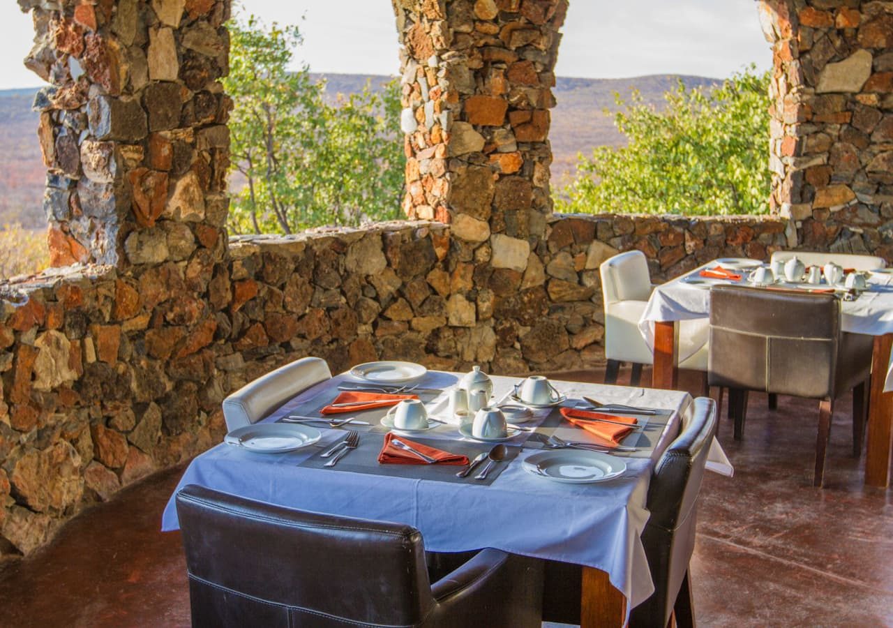 Eagle tented lodge guest dining area 1280