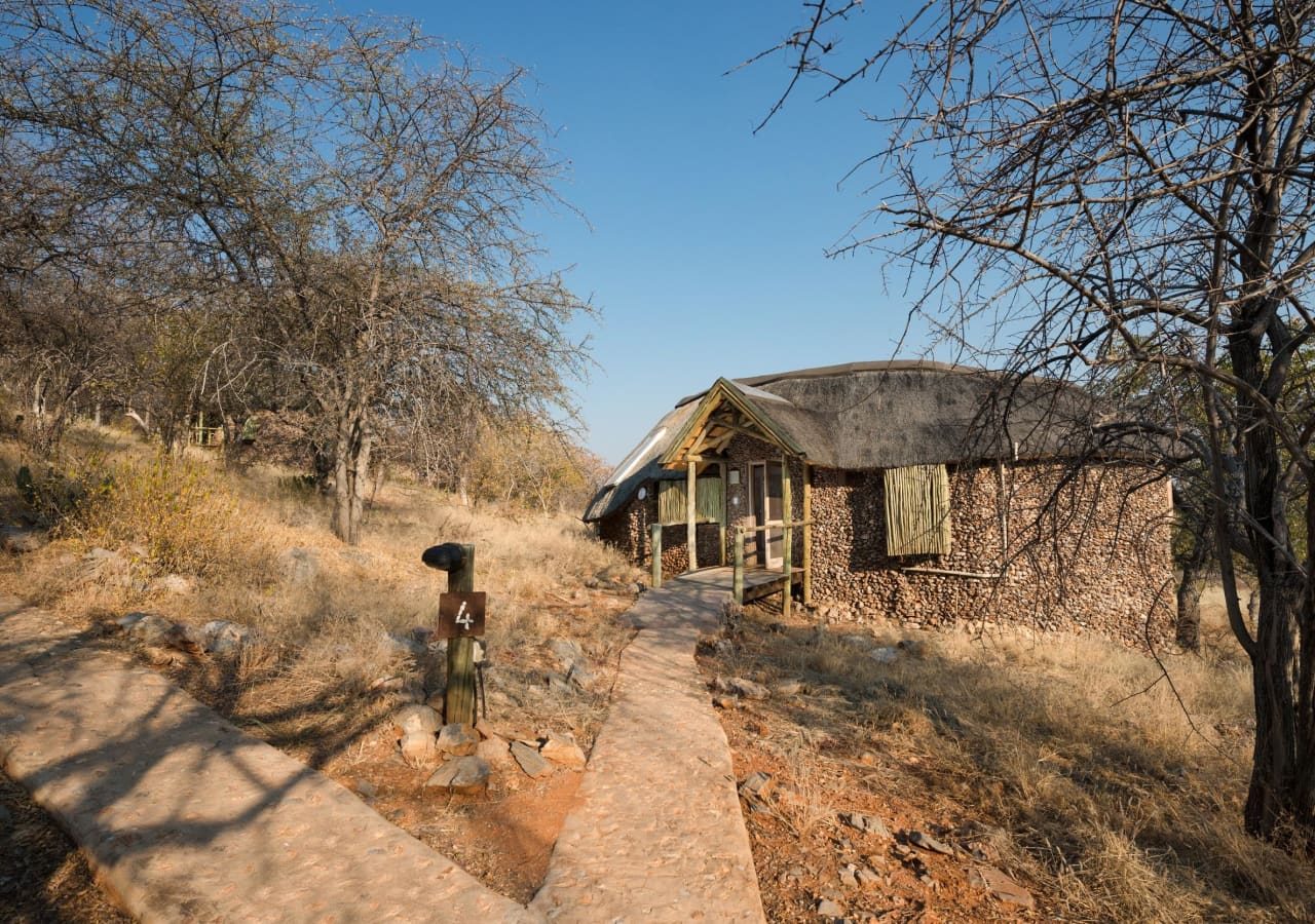 Ongava lodge exterior of guest lodge 1280