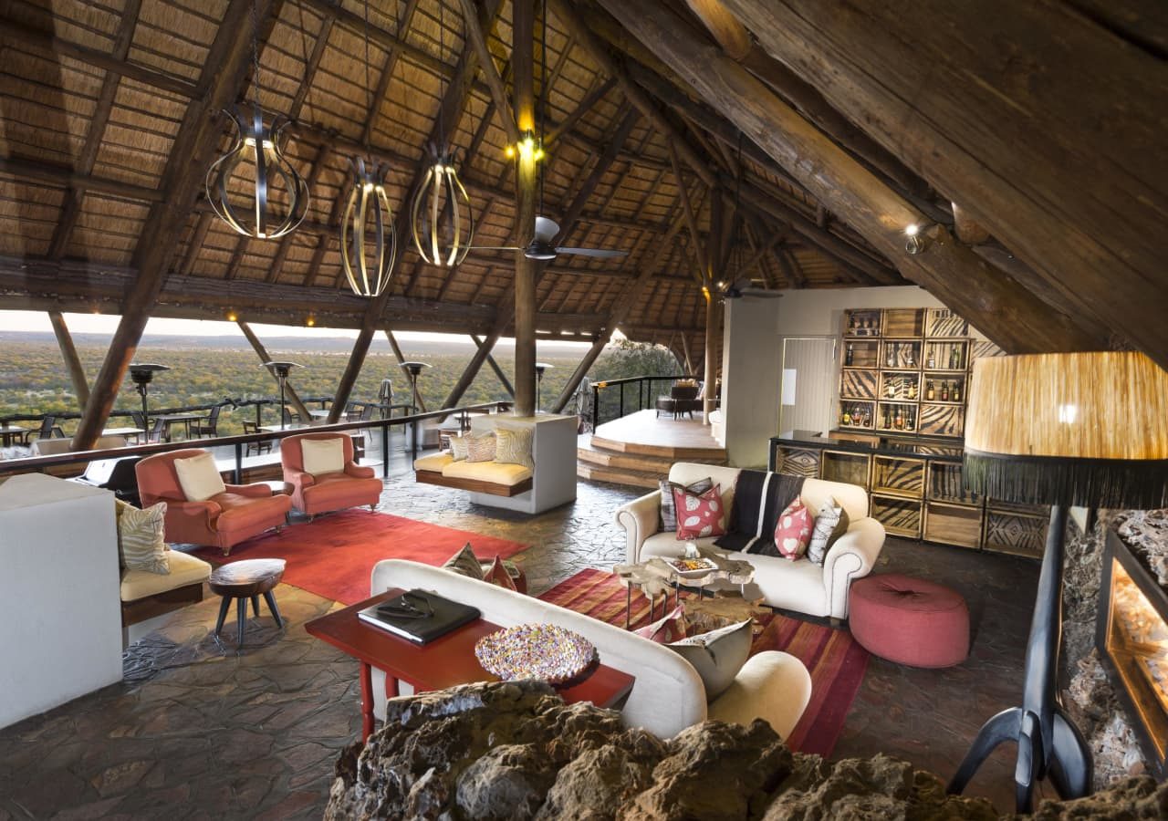 Ongava lodge main indoor lounge 1280