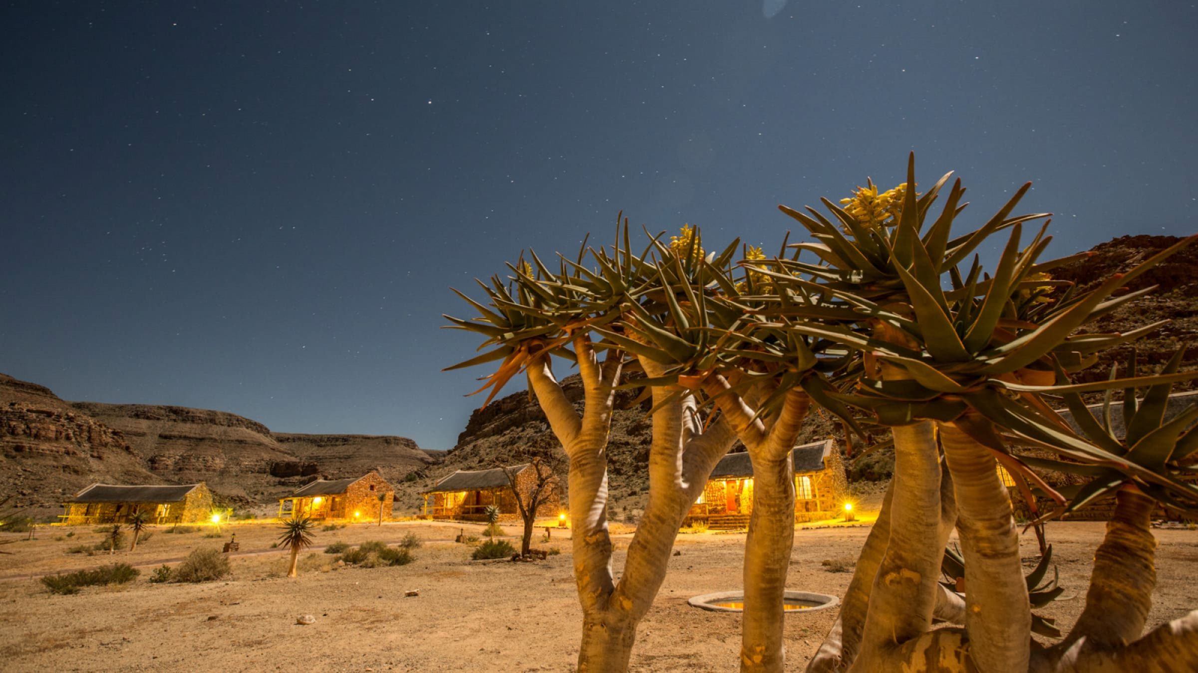 Canyon village village at night 2400