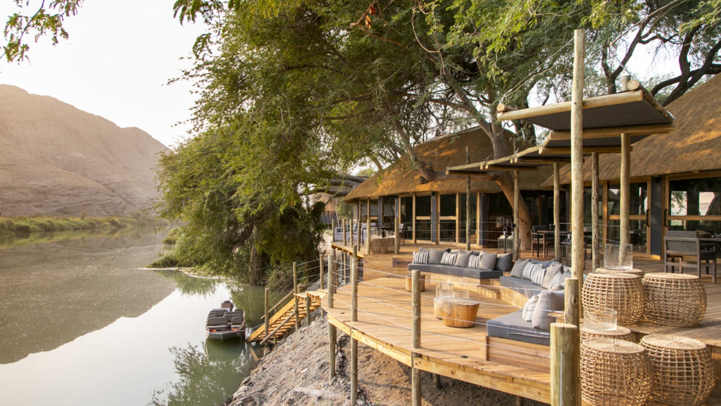 Serra cafema lounge deck overlooking the river 2400