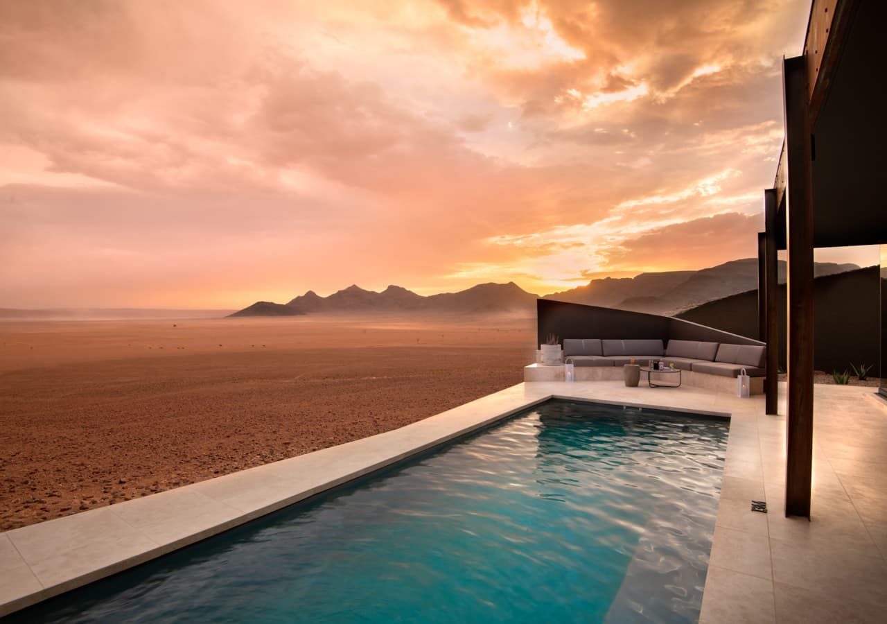 Sossusvlei desert lodge private plunge pool 1280