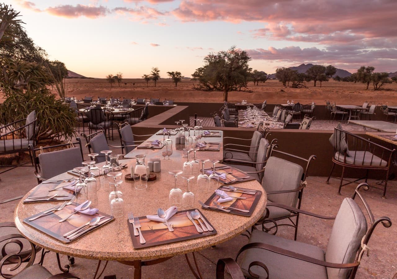 Sossusvlei lodge al fresco dining 1280