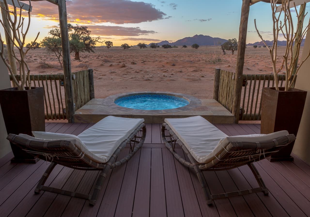 Sossusvlei lodge junior suite patio views 1280