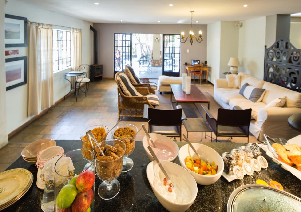 Olive grove guesthouse breakfast buffet 1280