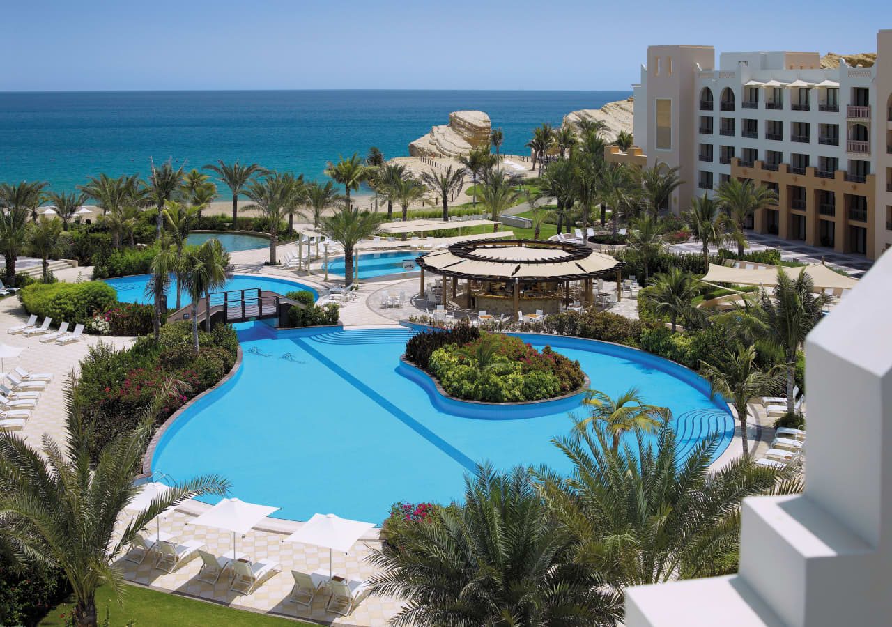 Al waha at shangri la barr al jissah resort and spa beachfront swimming pool 1280