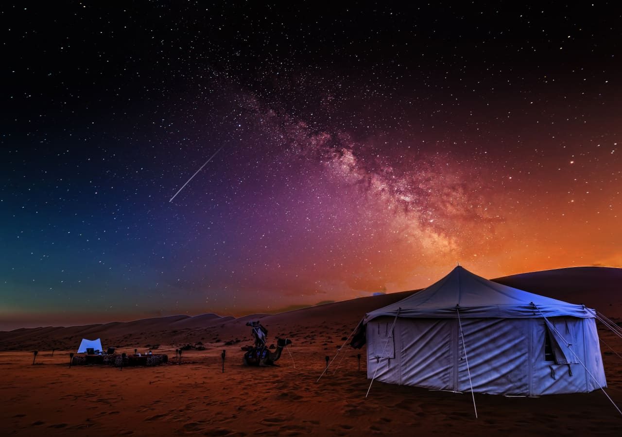 Desert nights camp stargazing at camp 1280