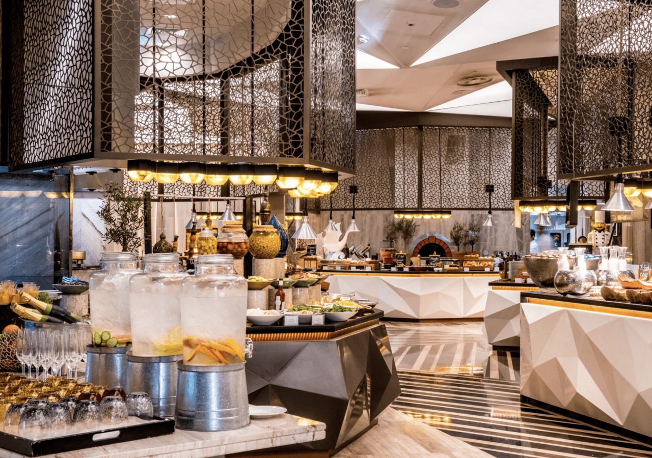 Kempinski hotel muscat breakfast buffet 1280