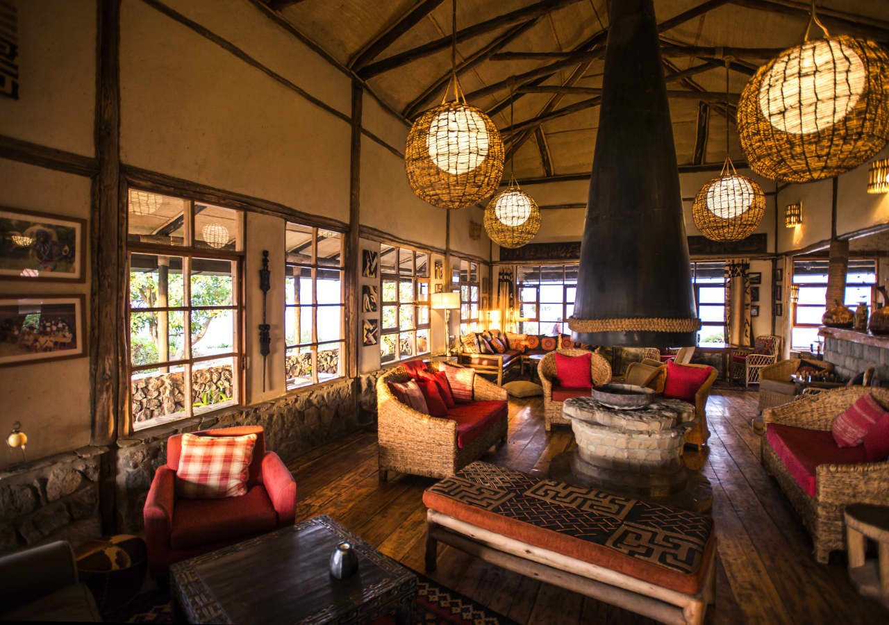 Virunga lodge main lodge lounge and bar 1280