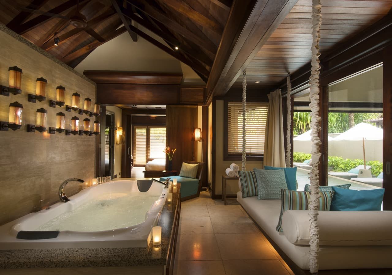 Constance ephelia seychelles family villa bathroom 1280