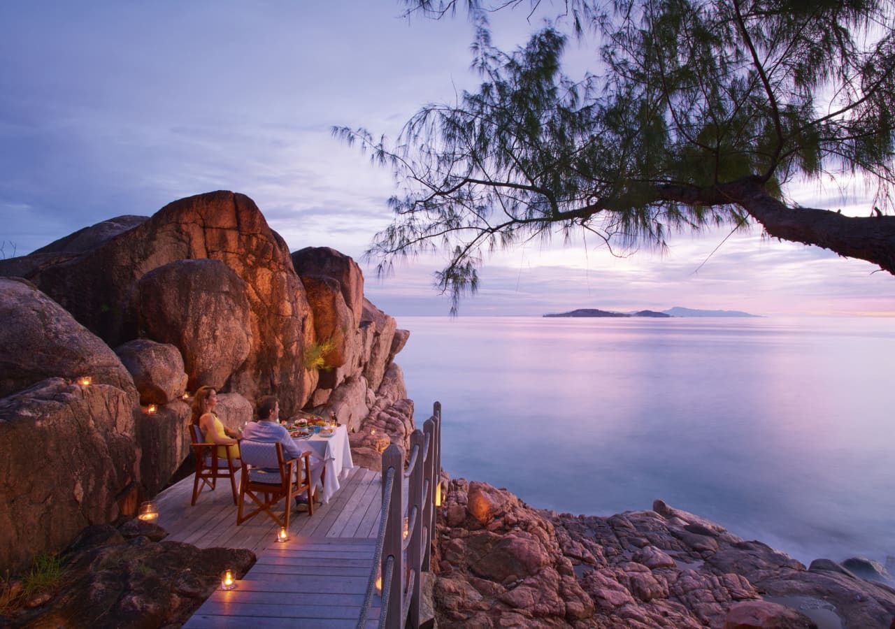 Constance ephelia seychelles private dinner on the rocks 1280