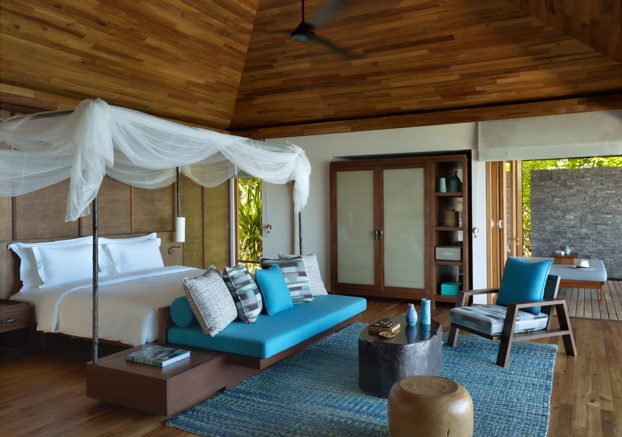 Six senses zil pasyon pool villa bedroom 1280