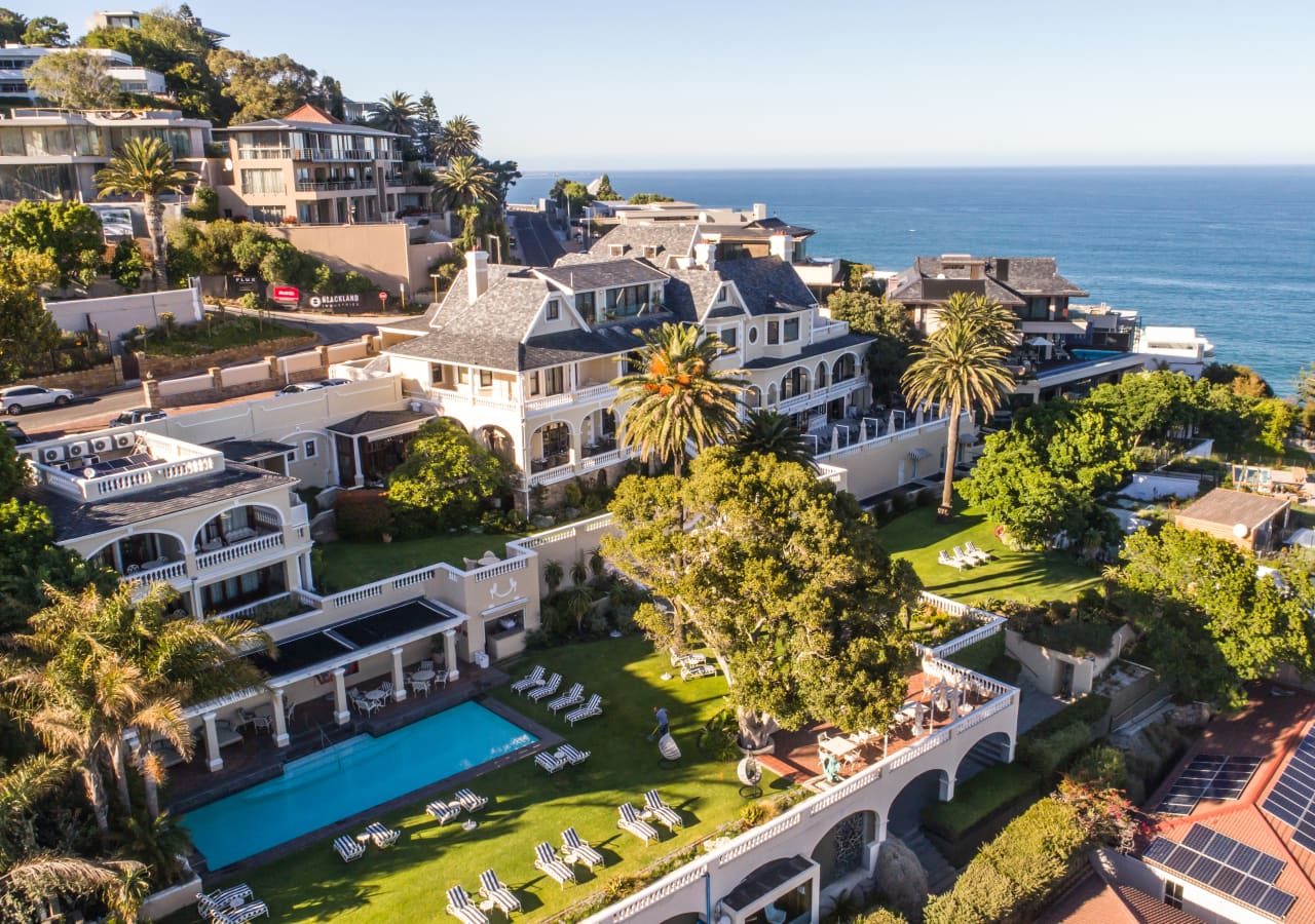 Ellerman house aerial view of the hotel 1280