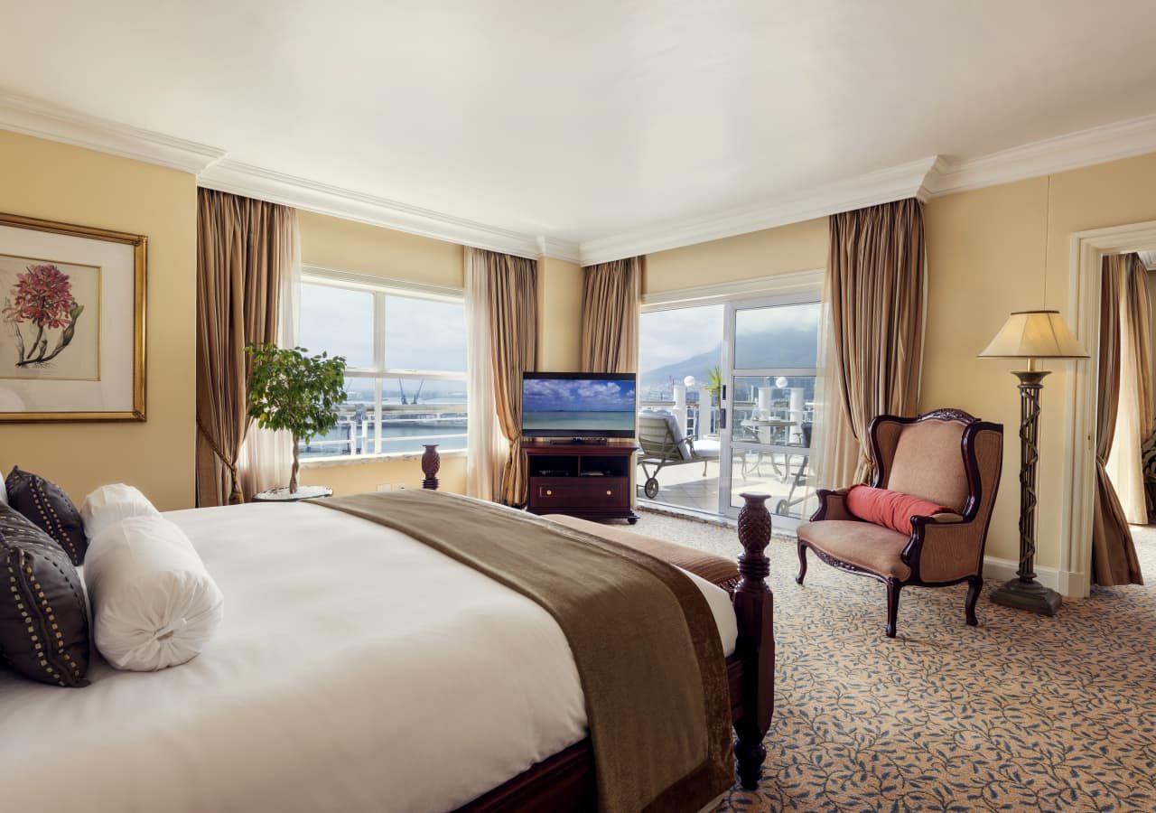 The table bay hotel presidential suite bedroom 1280