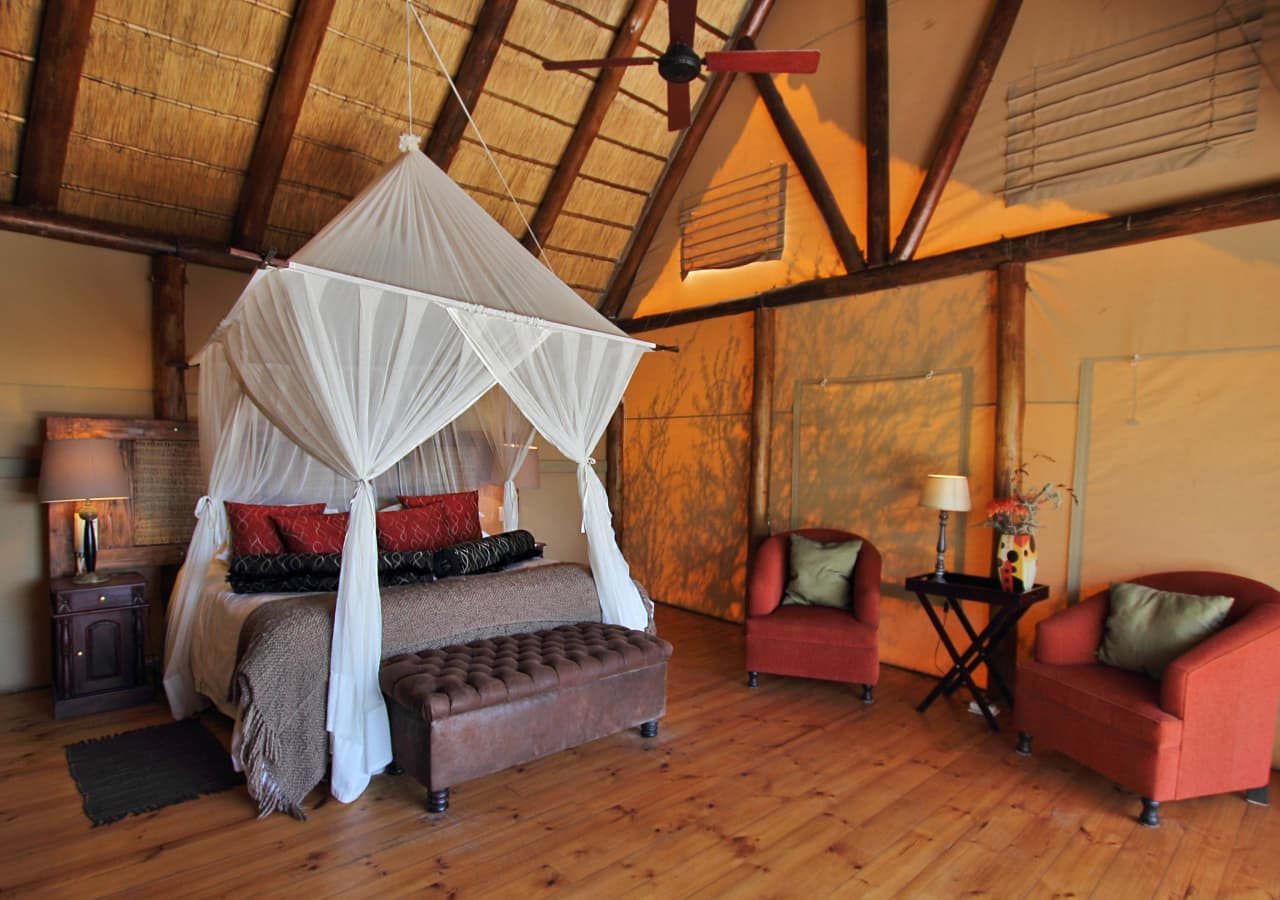 Amakhala bush lodge tented bedroom 1280