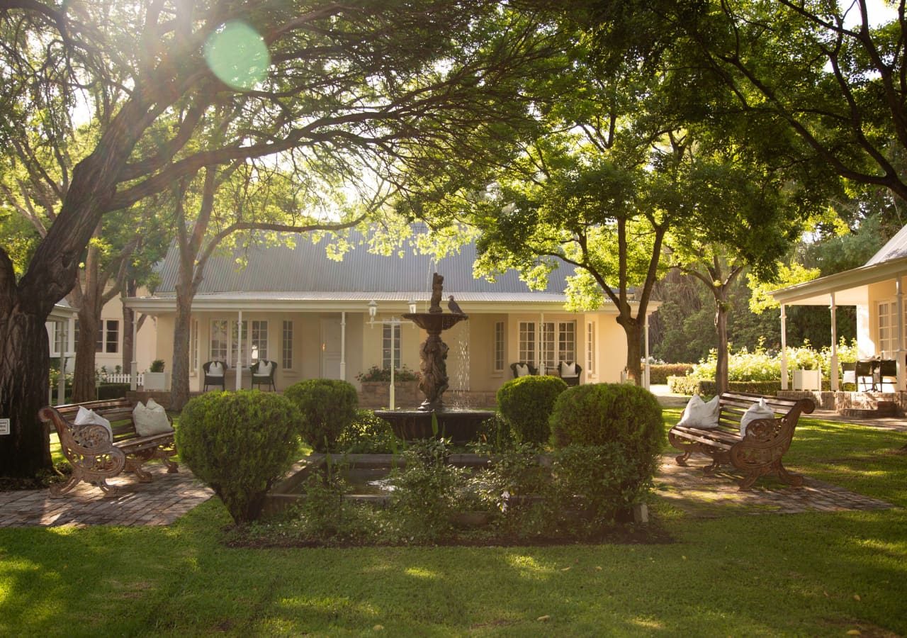 Rosenhof country house courtyard gardens 1280