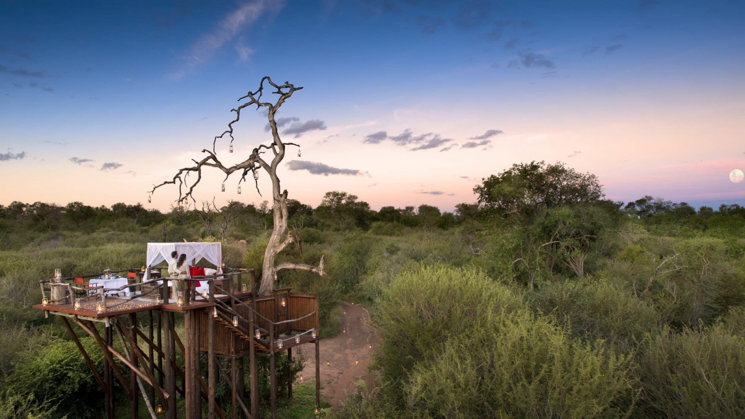 Lion sands chalkley treehouse chalkley treehouse panoramic views 2400