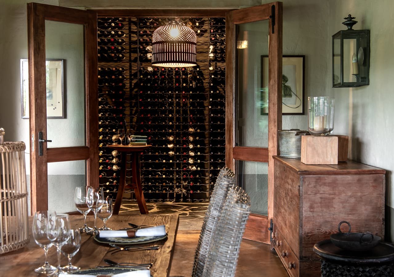 Singita castleton wine cellar 1280