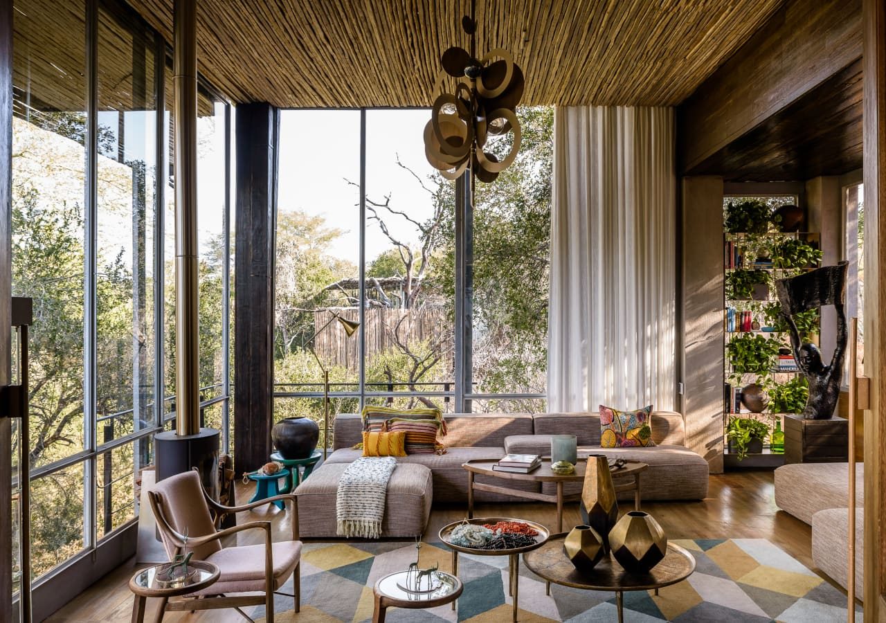 Singita sweni lodge guest suite living area 1280