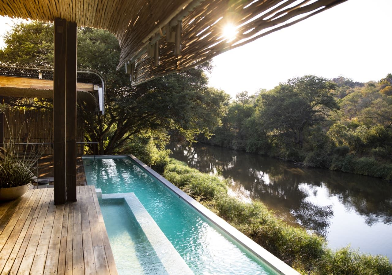 Singita sweni lodge main swimming pool 1280