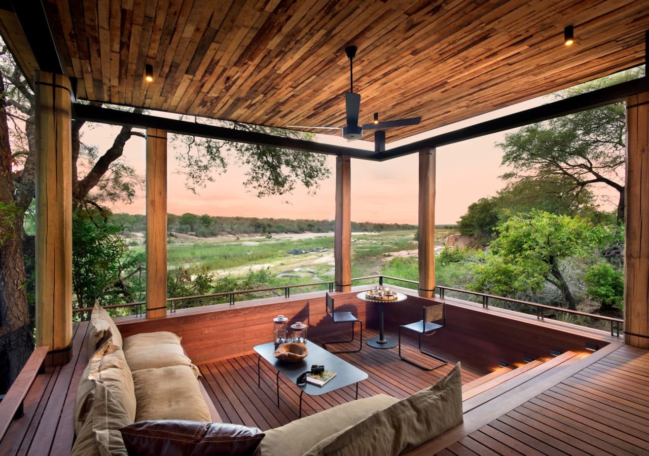 Tengile river lodge private deck views 1280