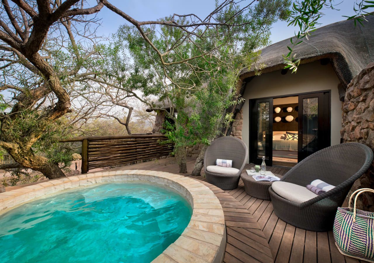 Phinda mountain lodge family cottage pool 1280