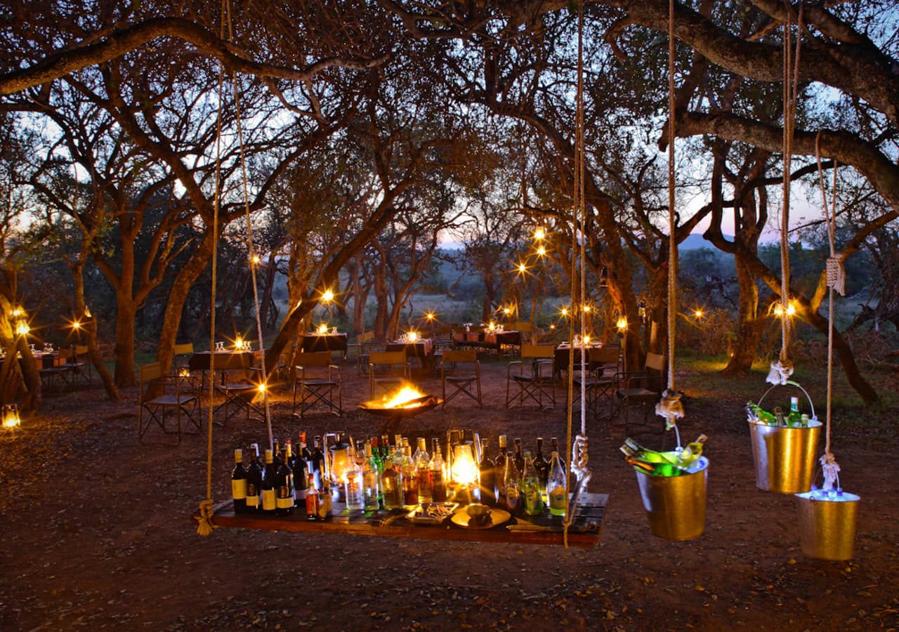 Phinda rock lodge sunset drinks 1280