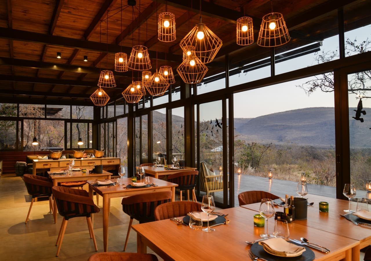 Marataba mountain lodge dining area 1280